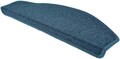 Covor scari Semirotund C-290110, Decorino, 24x65 cm, polipropilena, albastru
