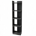 Corp biblioteca, Hanah Home, Aura, 37.8x150x23.8 cm, Antracit