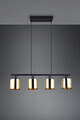 Lustra Jason, RL, 75x12x150 cm, 10W, 4x E14, metal, auriu