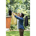 Uscator de rufe rotativ cu 4 brate + cu suport fixare pamant, Brabantia, Lift-O-Matic, 50 m capacitate de uscare, otel, antracit