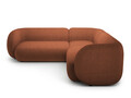 Coltar simetric 5 locuri, Kate, Micadoni, 252x252x76 cm, tesatura boucle, teracota