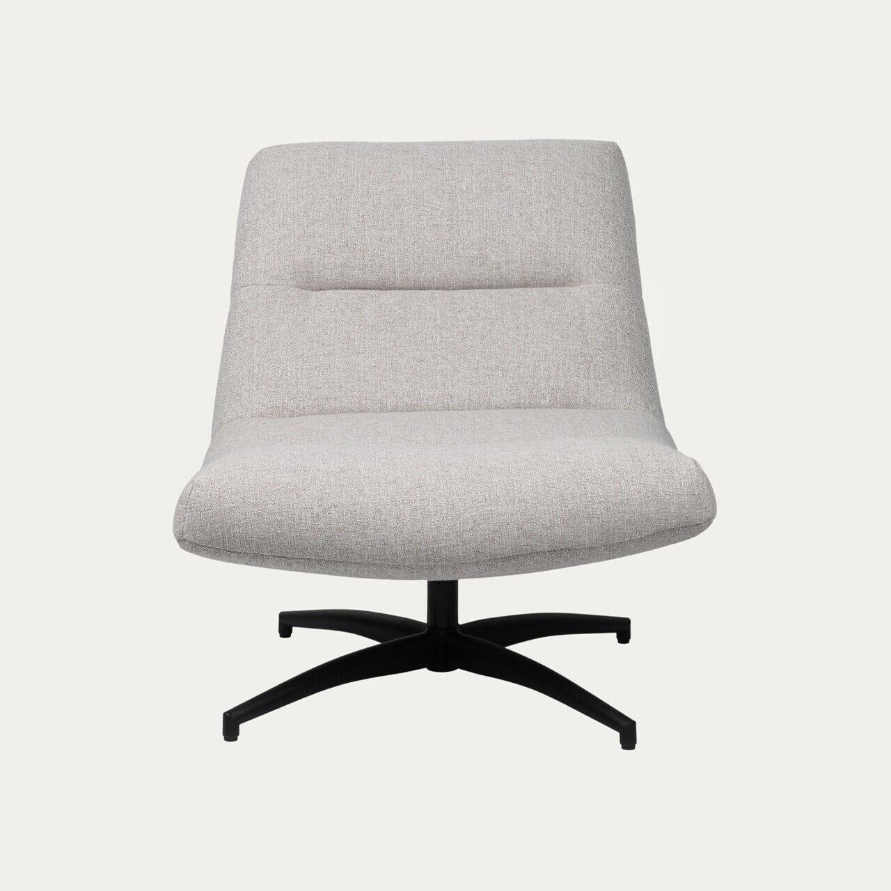 Fotoliu rotativ Volero, Homla, 93.5x77x88.5 cm, metal/poliester, bej — imaginea 2