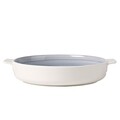Vas de copt, Villeroy & Boch, Clever Cooking, Ø 28 cm, portelan premium, pictat manual, albastru