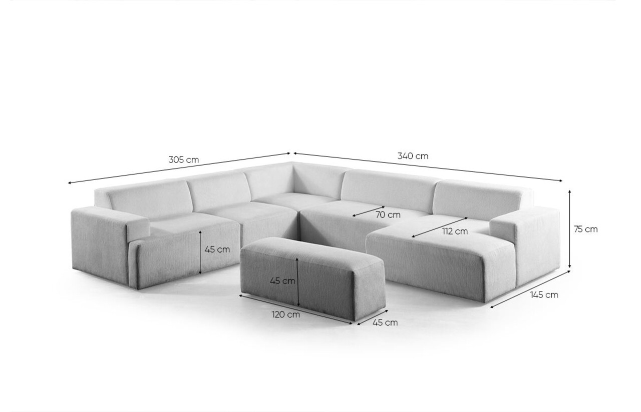 Coltar, Atelier del Sofa, 560ARE5236, Cadru: LEMN/PAL, Alb