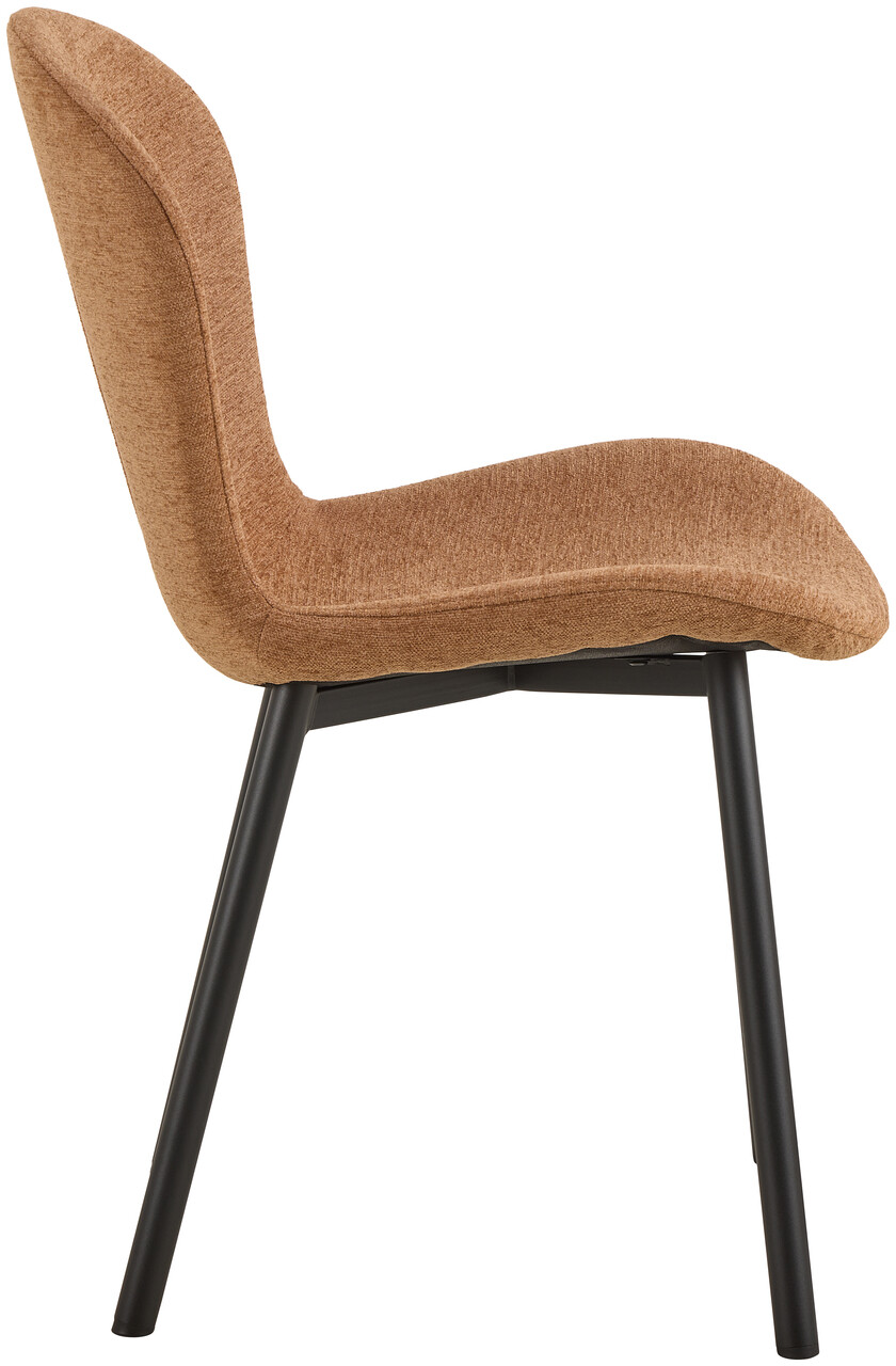 Scaun Esra, Actona, 50x58x86 cm, poliester/otel, teracota - view 8