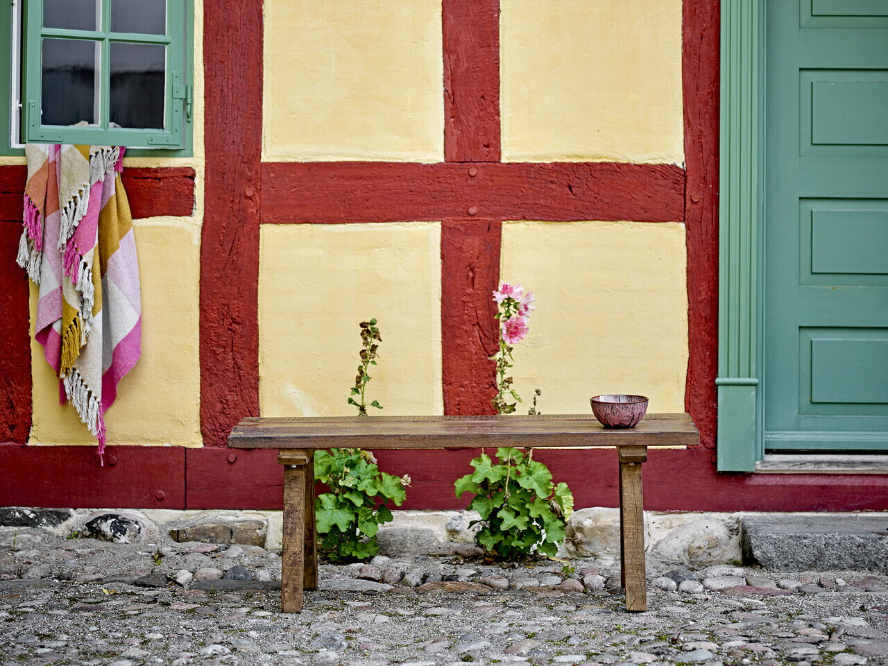 Pled, Bloomingville, Hadley, 130x160 cm, amestec bumbac, multicolor - imagine 3