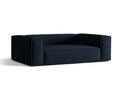 Canapea 3 locuri, Nuria-88, Micadoni Home, 210x110x72 cm, catifea, albastru inchis