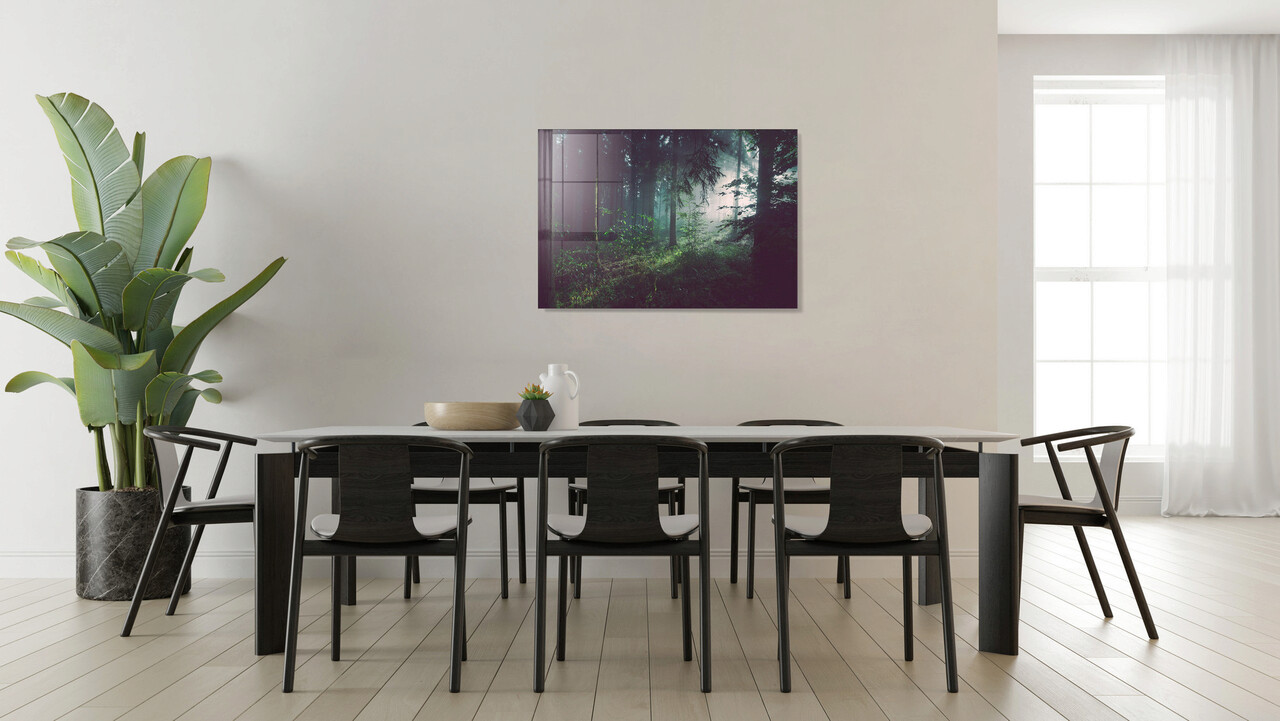 Tablou decorativ, 1439, Sticla temperata, Dimensiune: 45 x 65 cm, Multicolor - 1 | YEO