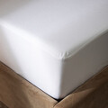 Protectie saltea impermeabila Seal, Homla, 140x200 cm, bumbac/poliuretan, alb