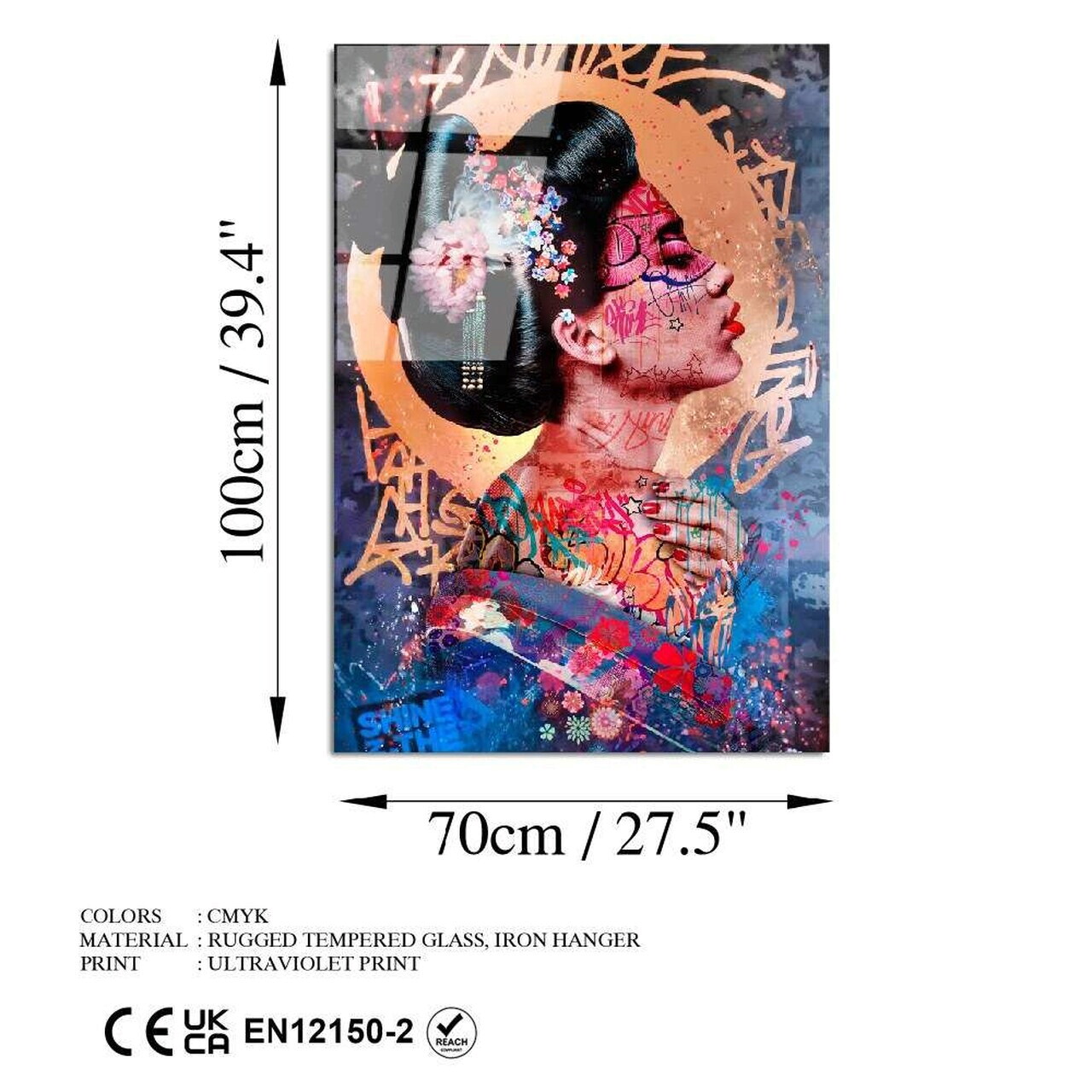 Tablou decorativ, UV-727 70 x 100, 70 x 100 cm, Multicolor — imaginea 7