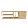 Comoda TV, Retricy, Oneida, 140x35.3x50.8 cm, PAL, Stejar alb