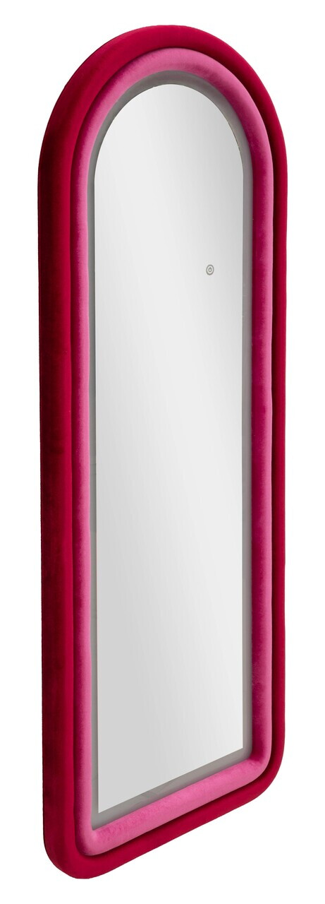 Oglinda de perete cu LED, Irregular Frame, Mauro Ferretti, MDF, 60x160 cm, roz/mov — imaginea 12