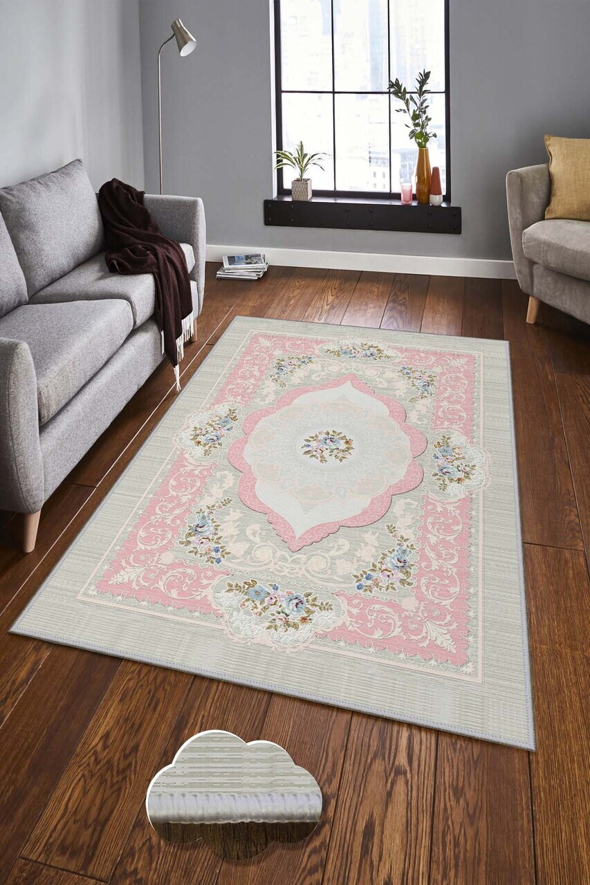Covor Hmnt659 80x150 cm Poliester Multicolor