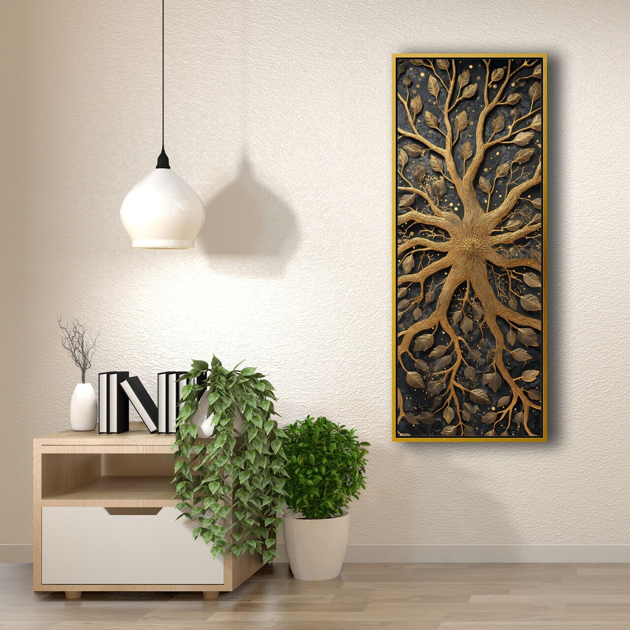 Tablou decorativ, 40100Lcal-001, Cadru: PVC (Grosime: 5 cm), Multicolor — imaginea 2