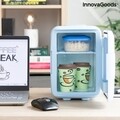Mini frigider pentru produse cosmetice Kulco InnovaGoods, 48W, albastru