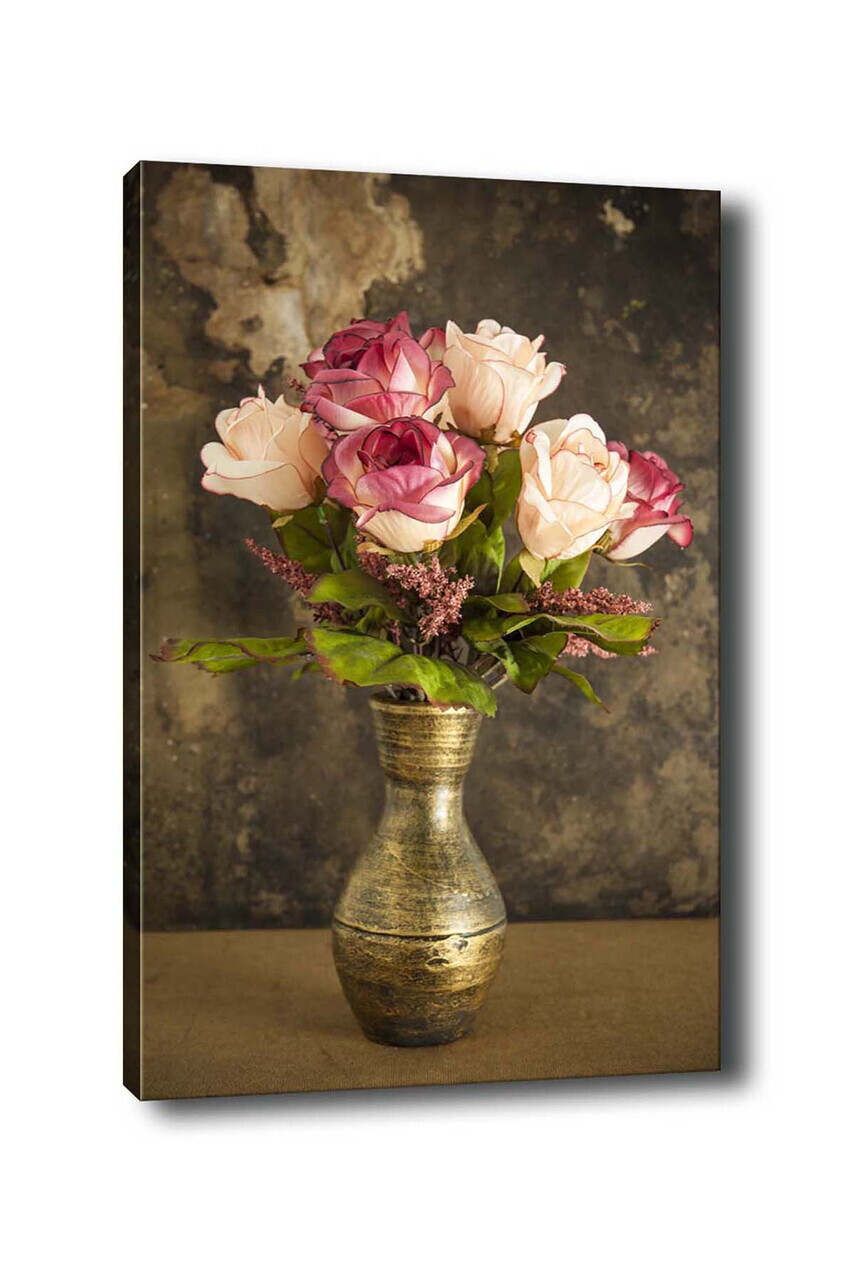 Tablou decorativ, Kanvas Tablo (50 x 70), Canvas, Rama din lemn (grosime 3 cm), Multicolor — imaginea 2