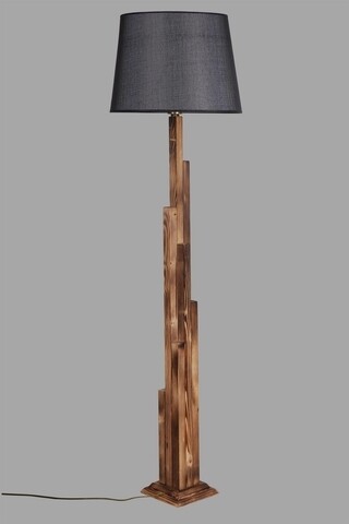 Lampadar, Luin, 8300-1, E27, 60 W, lemn/textil