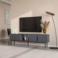 Comoda TV, Odessa, Ramsey, 180x50x29.6 cm, Antracit