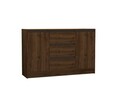 Consola, Puqa Design, Onat, 140x90x40 cm, PAL, Nuc / Antracit