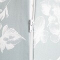 Lenjerie de pat King Size, Laura, Homla, 3 piese, 200x220 cm, microfibra din poliester, albastru/alb