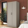 Dulap pentru haine, Hanah Home, BA308, 90x210x57.5 cm, Gresie
