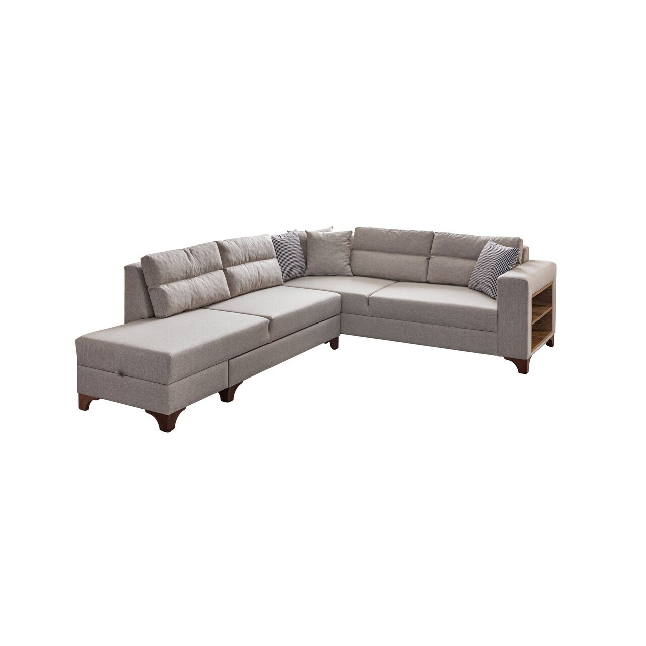Coltar, Atelier del Sofa, 752EST1388, Lemn de carpen/PAL melaminat, Crem - view 9