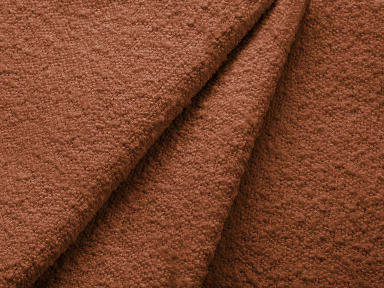 Coltar stanga 4 locuri, Kate, Micadoni, 252x220x76 cm, tesatura boucle, teracota - 2 | YEO