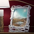 Rama foto Magnolia, Mauro Ferretti, 20x25 cm, polirasina/sticla, alb