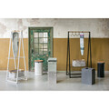 Cos de rufe stivuibil, Brabantia, Linn, 35 L, 37x32x44.5 cm, textil, gri