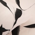 Lenjerie de pat King Size, Lydia, Homla, 3 piese, 200x220 cm, bumbac satinat, bej/negru