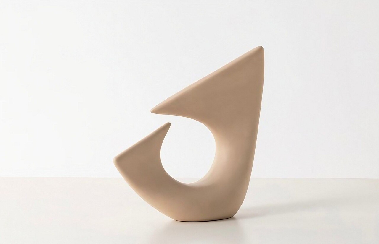 Decoratiune, CY0188, Ceramica, Maro deschis - view 2