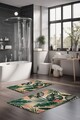 Set covorase de baie, Cartwright, CT-5328, Poliester, Multicolor