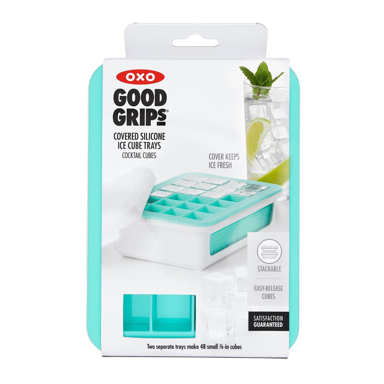 Set 2 forme pentru 48 cuburi de gheata, silicon, "Good Grips" - OXO - imagine 7