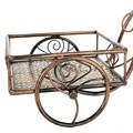 Suport pentru ghiveci, Kara Single, Creaciones Meng, 52x24x36 cm, fier forjat