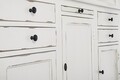 Biblioteca cu scara Jefferson, Bizzotto, 143.5x40.6x233.7 cm, lemn de mango/MDF, alb