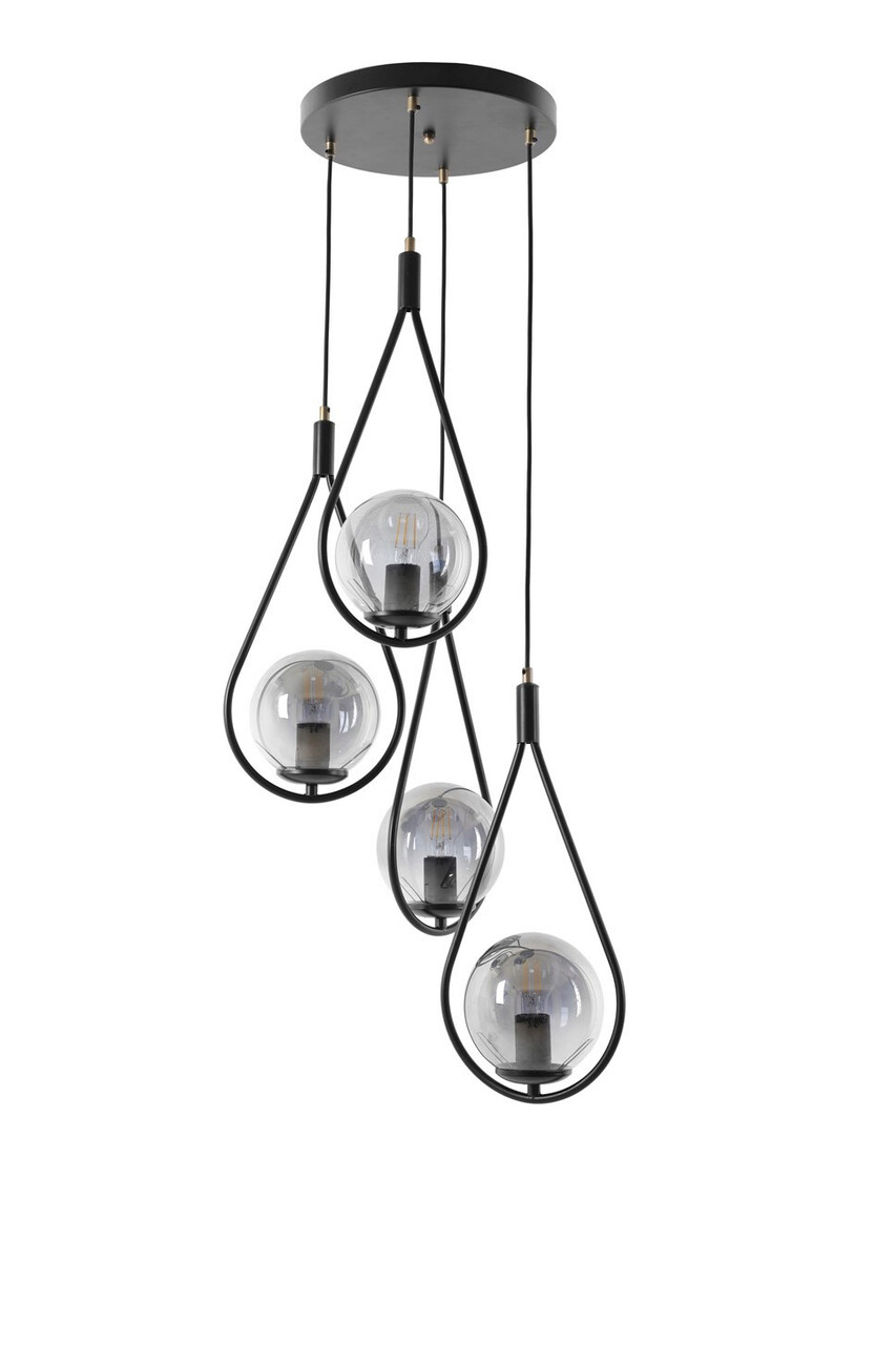 Lustra, Stala, 846STL2862, Metal, Negru - 1 | YEO