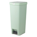 Cos de gunoi cu pedala, Brabantia, StepUp, 40 L, 35.2x28x66.6 cm, polipropilena, verde jad