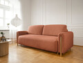 Canapea extensibila 3 locuri, ELTAP, SO-ARC-OA-30JAF, Arcadova, 244x97x97 cm, lemn/poliester, maro/stejar