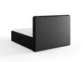 Pat continental cu saltea, topper si lada depozitare, 180x200 cm, Micadoni Home, Kelp-138, tesatura structurata chenille, negru