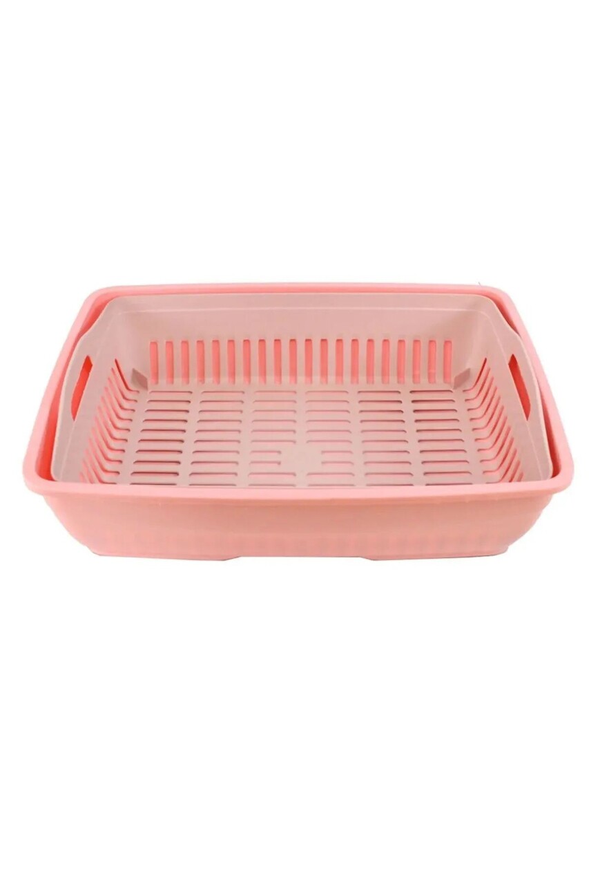 Litiera pentru pisici, Paws &amp; Whiskers, 5088-03-4, Plastic, Roz - view 4