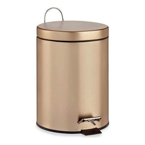 Cos de gunoi cu pedala Golden, Berilo, 3 L, metal/plastic Berilo