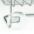 Organizator suspendat pentru cabina de dus Metalo, iDesign, 27x21x58 cm, otel
