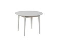 Set masă și scaune extensibile (3 bucăți), Vella, Vina 1053, PAL, Alb / Antracit