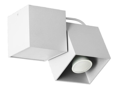 Poza Lampa de tavan Lampex, Kraft 1 White, GU10, 40W