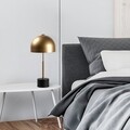 Lampa de masa, Mixed - 11496, Fulgor, 26 x 53 cm, 1 x E14, 40W, auriu