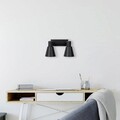Aplica de perete, Fulgor, 942FLG2194, Metal, Negru