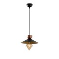 Lustra, Tatum, 584TTM1133, Metal, Negru/Cupru
