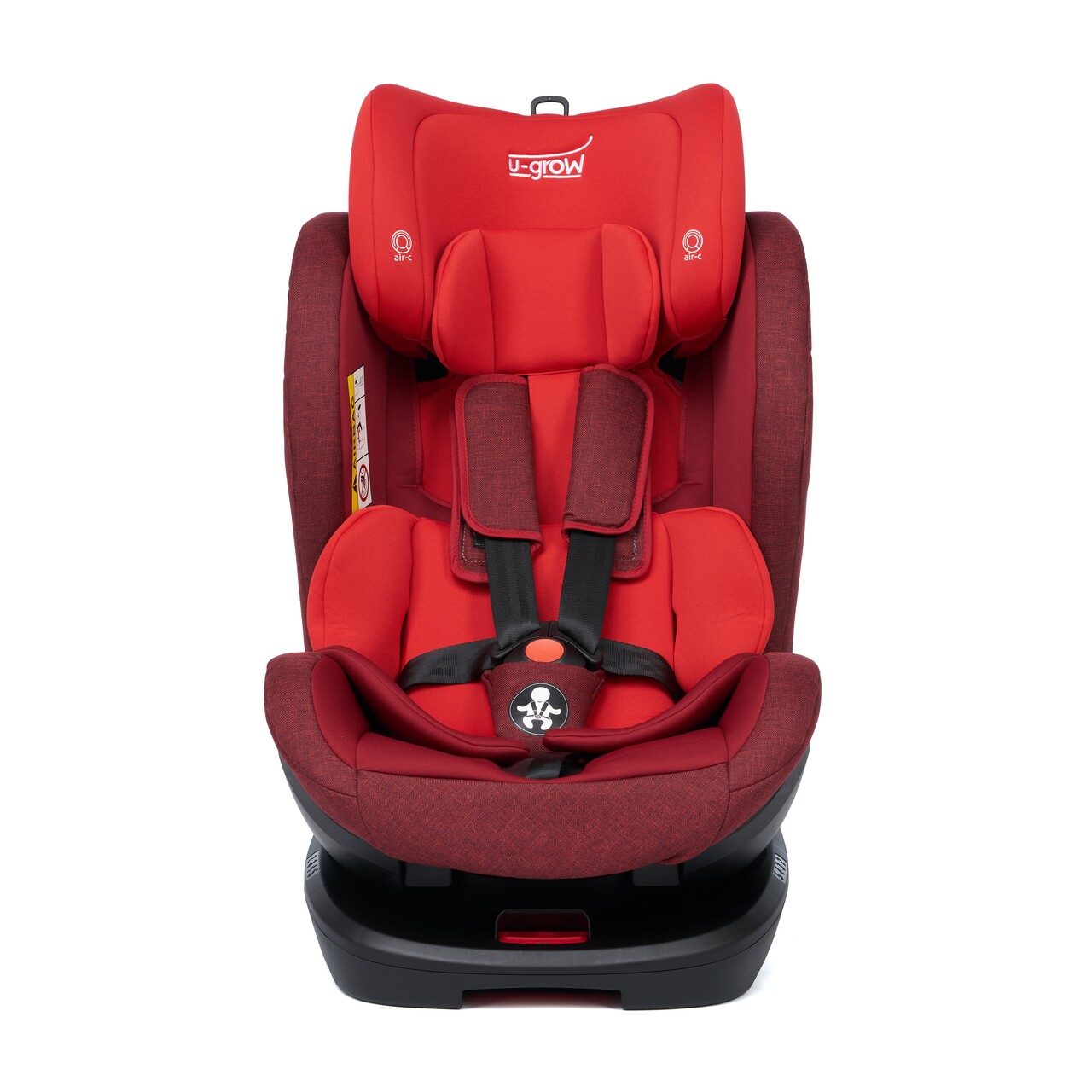 Scaun Auto Rotativ 360 Cu Isofix, U-grow, Rosu