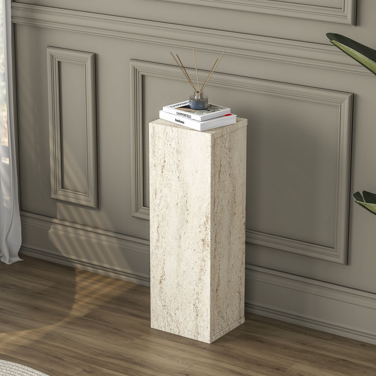 Masuta, Hanah Home, AD108, 20x60x18.2 cm, PAL melaminat, Travertin - view 3