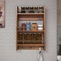 Raft pentru perete Selo, Puqa Design, 70x14x45 cm, maro